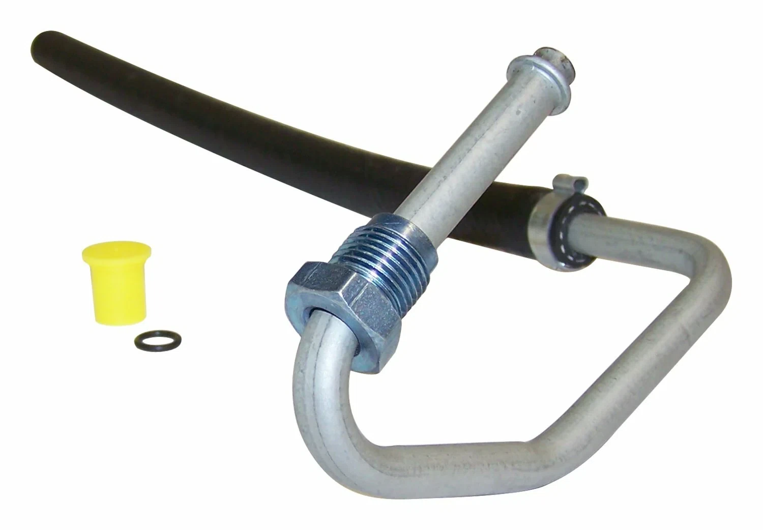 Crown Automotive - Metal Black Power Steering Return Hose - 52037645
